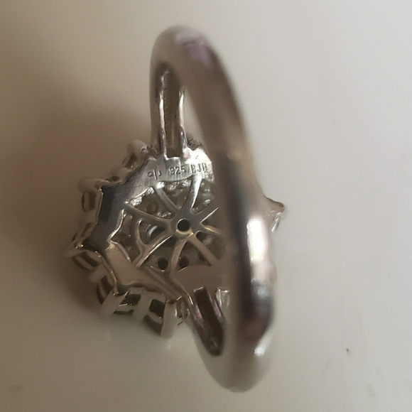 JTV Sapphire Cocktail Cluster Ring - Picture 4 of 10